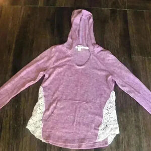 Girls Paper Tee Kids Hoodie, L (14/16)